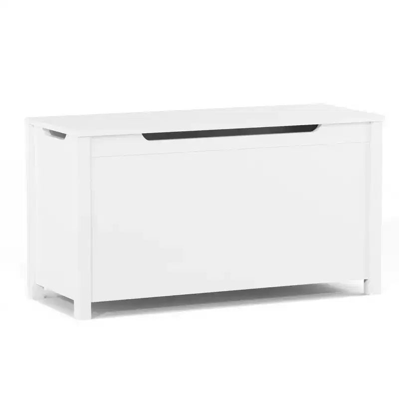 Boîte de rangement pour jouets d'enfants avec couvercle à charnière sécurisée, assemblage rapide