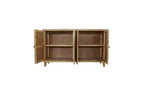 Meuble console de rangement 59 po avec 4 portes