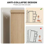 Commode 4 tiroirs avec poignées intégrées