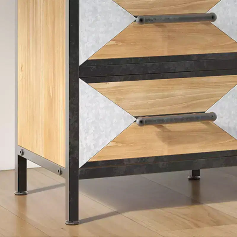 Meuble de rangement en bois à 5 tiroirs