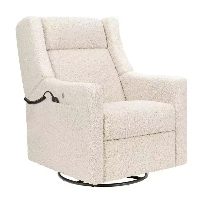 Fauteuil inclinable électrique et planeur pivotant avec fonctions chauffante et massante