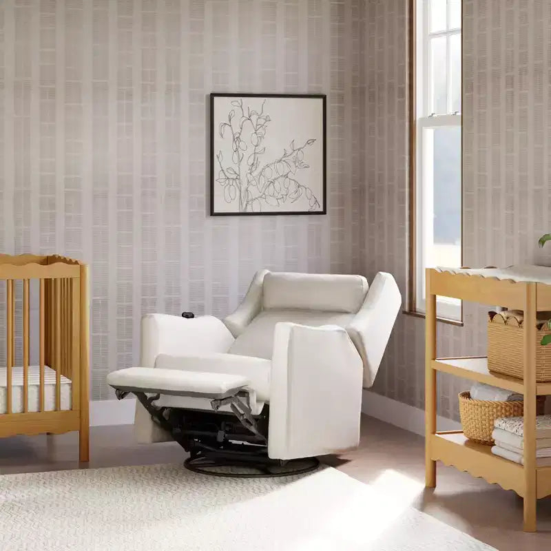 Fauteuil inclinable électrique et planeur pivotant avec fonctions chauffante et massante