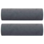 Canapé 2 places en tissu, gris foncé