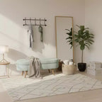 Banc de rangement ovale avec couvercle relevable