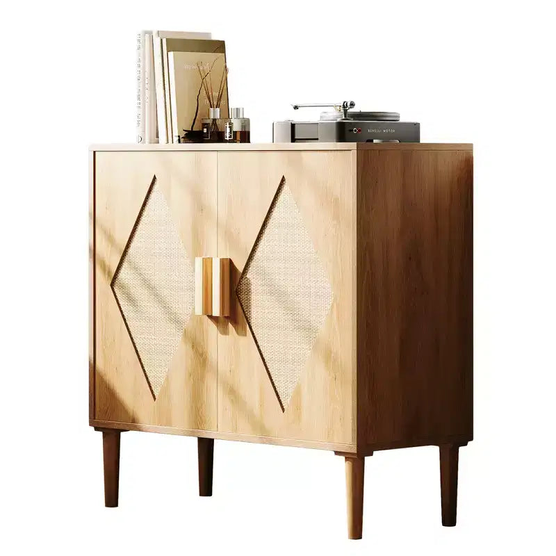 Buffet bas 2 portes avec étagères réglables