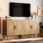 Buffet bas 2 portes avec étagères réglables
