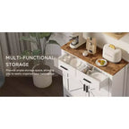 Meuble de rangement de cuisine avec 2 tiroirs et 2 portes