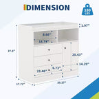 Commode bébé 3-en-1 avec table à langer