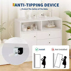 Commode bébé 3-en-1 avec table à langer