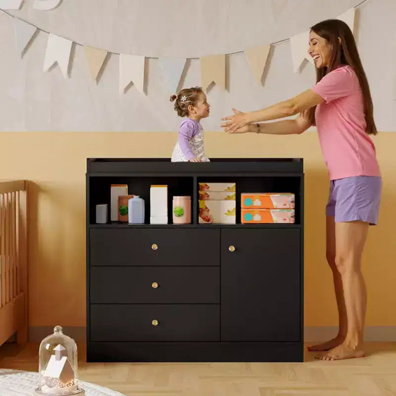 Commode bébé 3-en-1 avec table à langer
