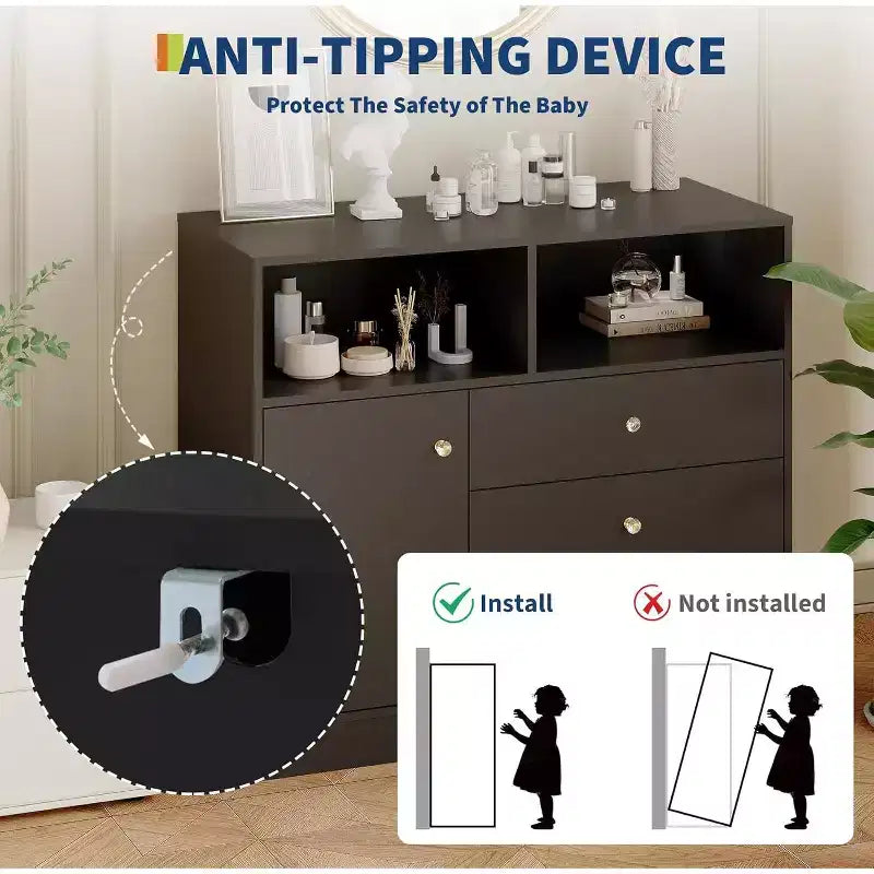 Commode bébé 3-en-1 avec table à langer