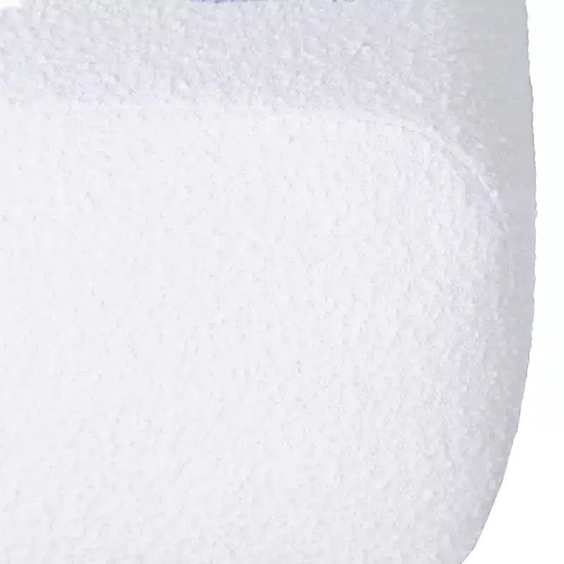 Banc Ottoman Rembourré en Boucle de 120 cm – Style Mid-Century Moderne, Ivoire