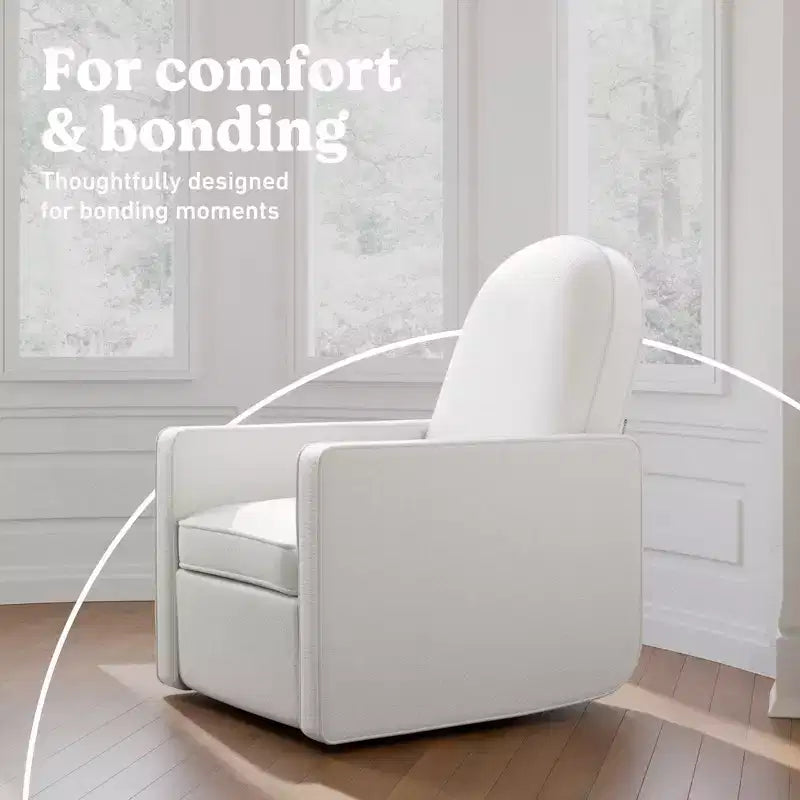 Fauteuil de relaxation pivotant et inclinable pour chambre de bébé