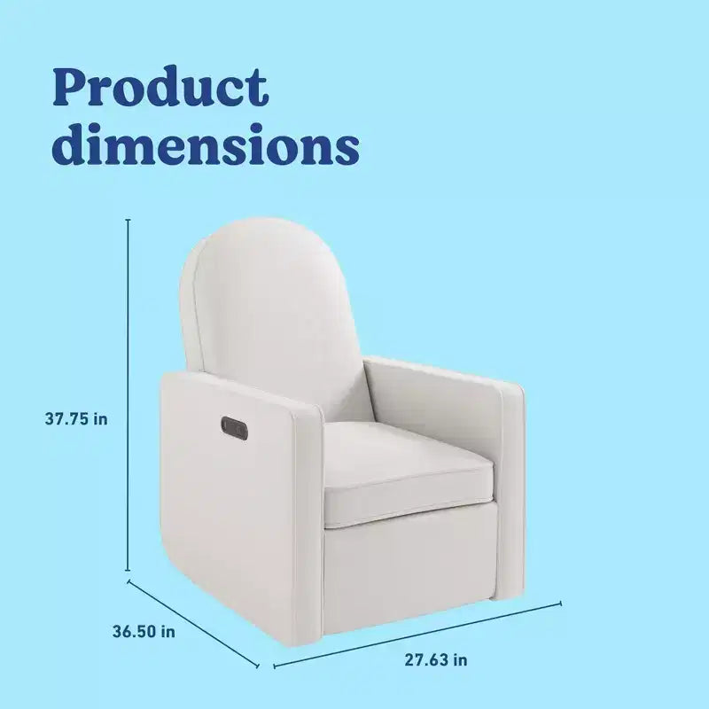 Fauteuil de relaxation pivotant et inclinable pour chambre de bébé