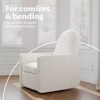 Fauteuil de relaxation pivotant et inclinable pour chambre de bébé