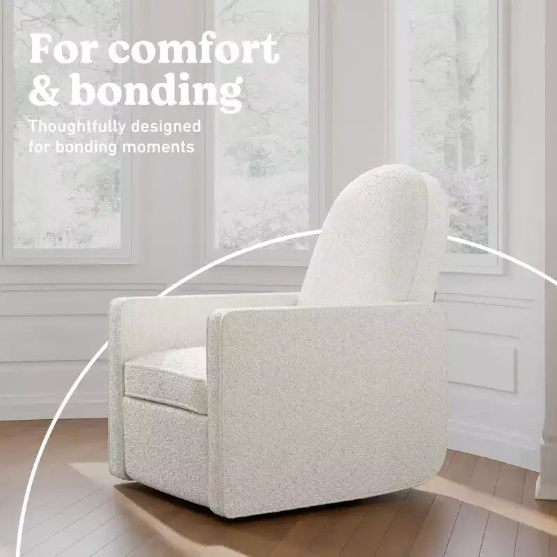 Fauteuil de relaxation pivotant et inclinable pour chambre de bébé