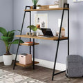 Bureau informatique avec huche