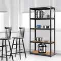 Étagère de rangement en acier robuste à 5 niveaux avec tablettes ajustables de 72 po